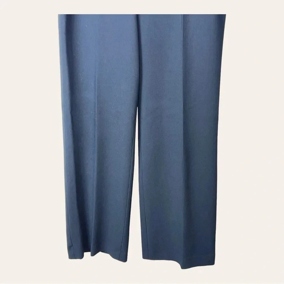 0401W. Talbots EASY TRAVEL WIDE LEG PANTS BLACK IN COLOR SIZE 6 BUSINESS CASUAL - Picture 5 of 10